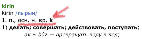 kirin в словаре kurdonline.ru